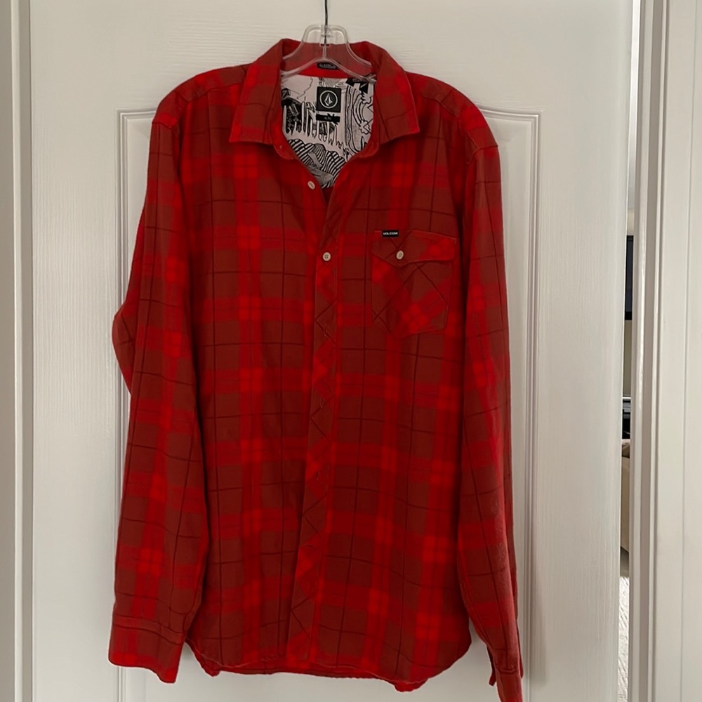 Volcom flannel shirt